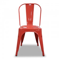 Fabio Chair Red Finish