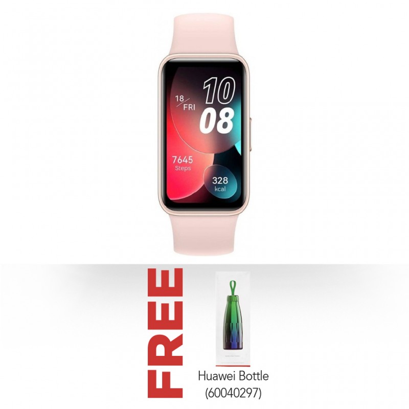 Huawei Band 8 Sakura Pink & Free Huawei Bottle Huawei Band 8 Sakura Pink & Free Huawei Bottle