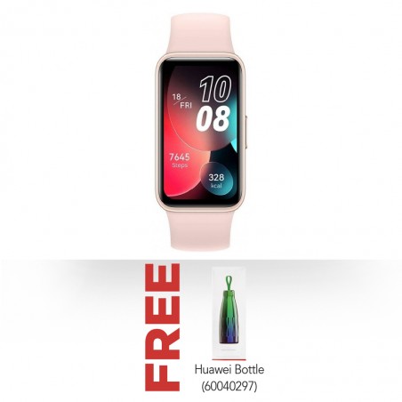 Huawei Band 8 Sakura Pink & Free Huawei Bottle