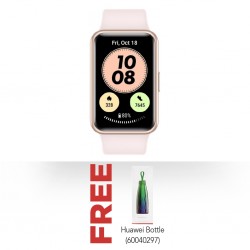 Huawei Watch Fit New (Pink) & Free Huawei Bottle