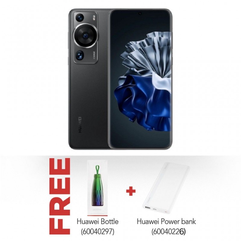Huawei P60 Pro Black & Free Huawei Bottle + Huawei Power bank