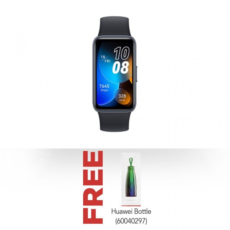 Huawei Band 8 Midnight Black & Free Huawei Bottle