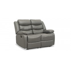Baycliff Sofa 3+2 in Vegan Leather Grey Col