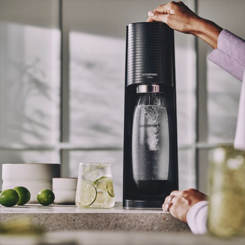 Sodastream TERRA Black Sparkle Drink Maker
