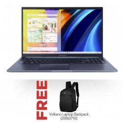 Asus Notebook X1502ZA-I78512BL1W & Free Volkano Laptop Backpack VK-7137