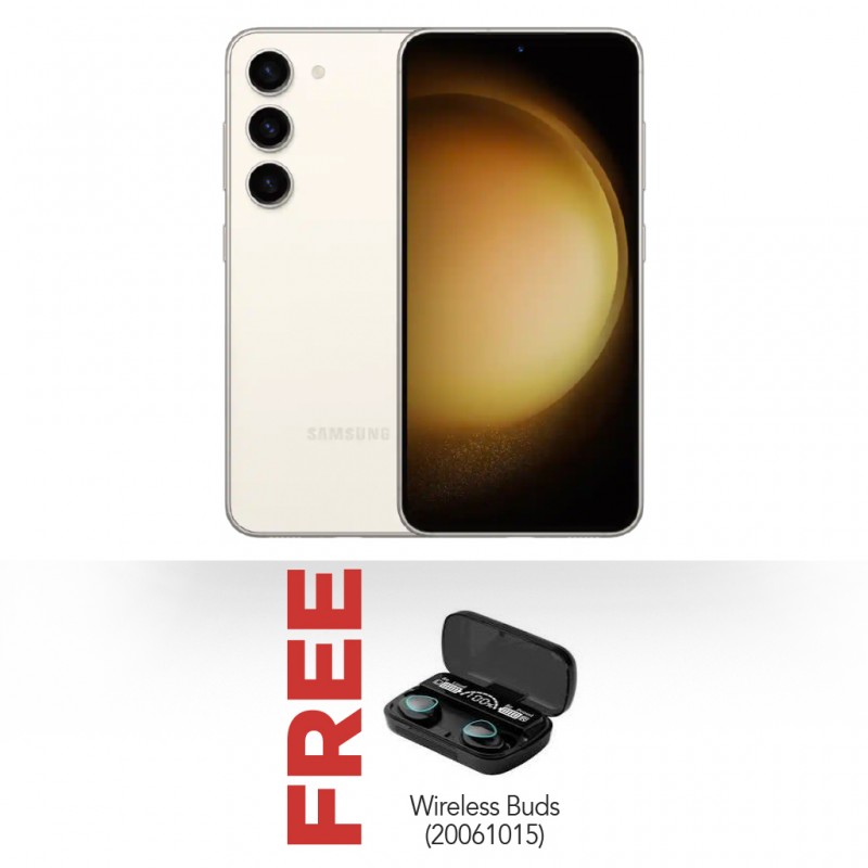 Samsung Galaxy S23 Plus Cream & Free M10 Wireless buds