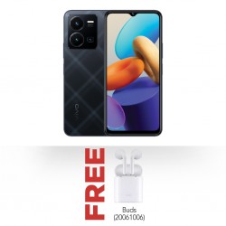 Vivo Y35 Agate Black & Free I7mini Wireless buds