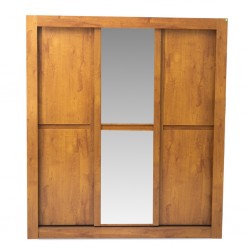 Los Angeles Wardrobe 3 Doors Rovere Soft With Mirror