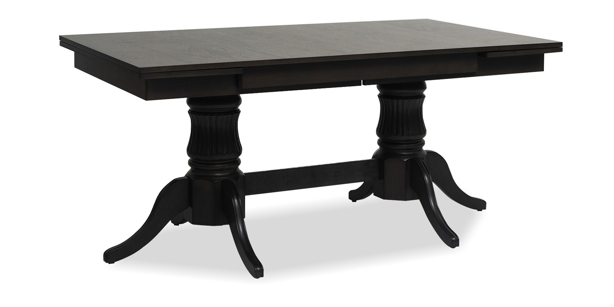 Huston Table and 10 Chairs Rubberwood Grey Fabric