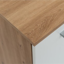 Jacky 2 Chest of Drawer Artisan Oak & White