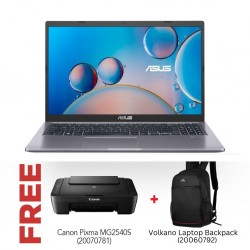 Laptop Asus Vivobook X515EA-I58512G5W & Free Volkano Laptop Backpack VK-7137 and Canon PIXMA MG2540S Black