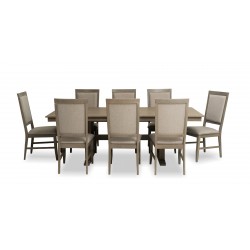 Froseto Table and 10 Chairs Rubberwood