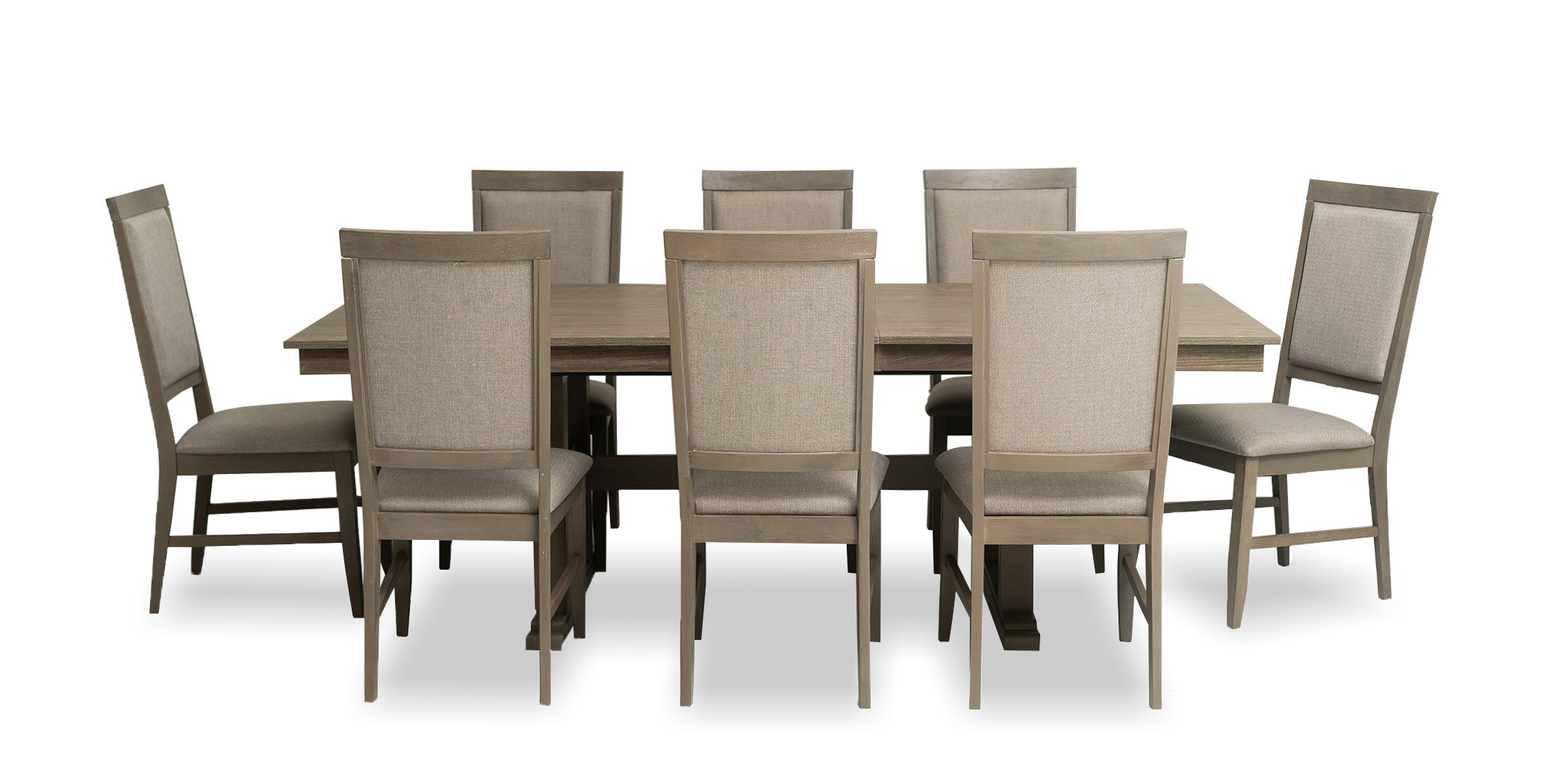 Froseto Table and 10 Chairs Rubberwood