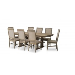 Froseto Table and 10 Chairs Rubberwood