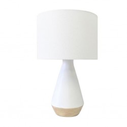 Polyresin Table Lamp 1Pc Case Pack White Size: 33x33x57 cm - ML93538