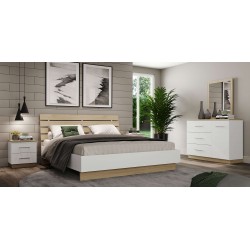 Sunrise Bedroom Set 180x200 cm Maple