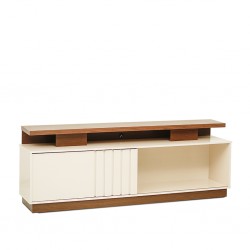 Michigan Low TV Cabinet Marroquim/Off White