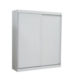 Lani Sliding Wardrobe 2 Doors White/Amend/White