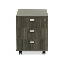 Burotime Holm Mobile Pedestal Grey & Ash Oak