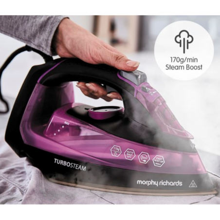 MORPHY RICHARDS 303140 EE TURBOTEAM PURPLE BK S IRON