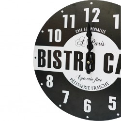 Bistro B/W Clock 34 cm