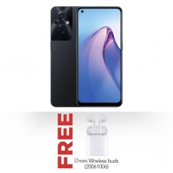 OPPO Reno 8Z Black - (128GB 8GB) & Free I7mini Wireless buds
