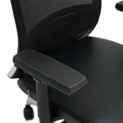 Burotime Cozy Typist Chair With Headrest Fabric Black