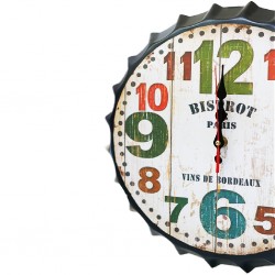 Bistro Colours Clock Capsule 35 cm