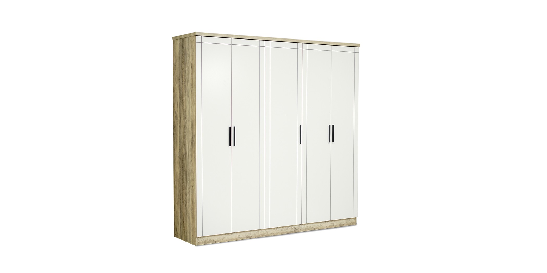 Omaha Bedroom Set 180X200 cm Alder Oak/White