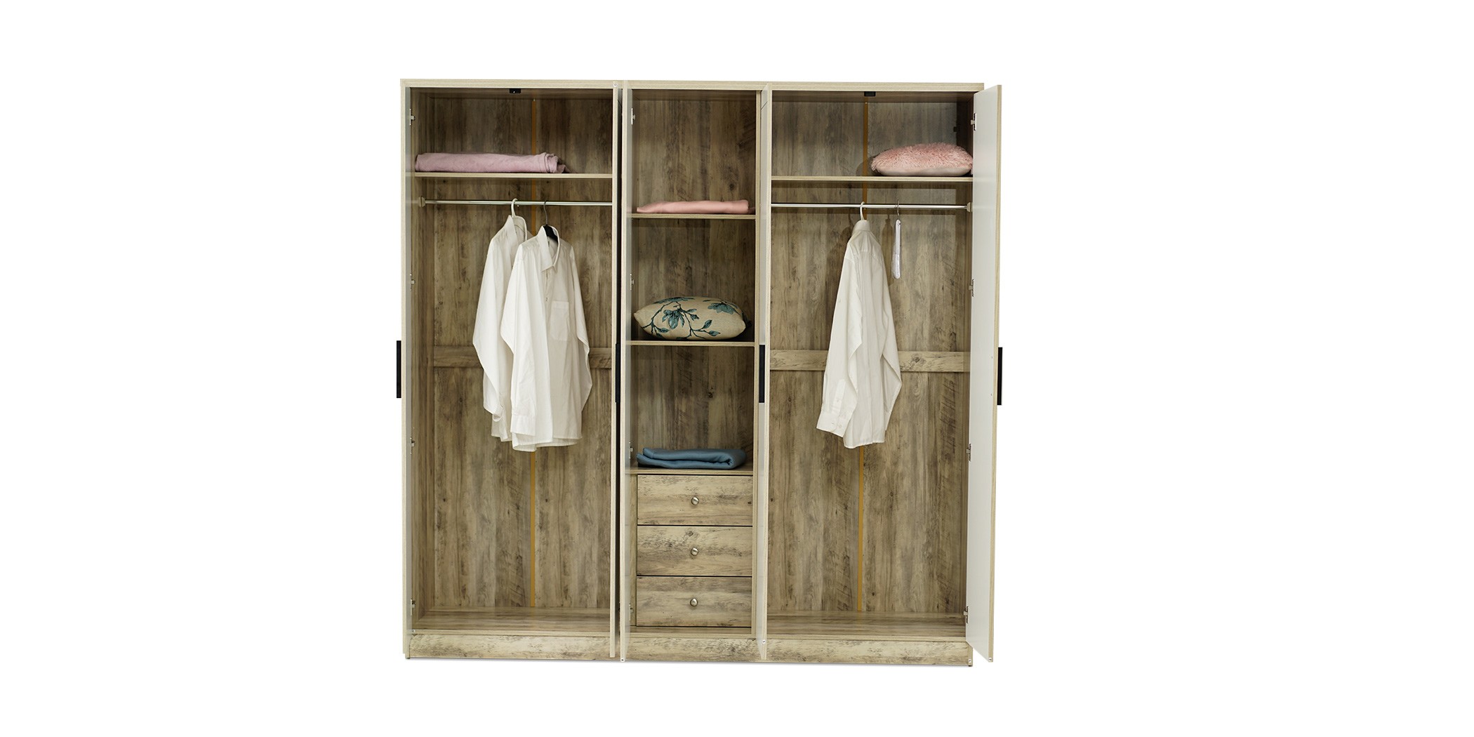 Omaha Bedroom Set 180X200 cm Alder Oak/White