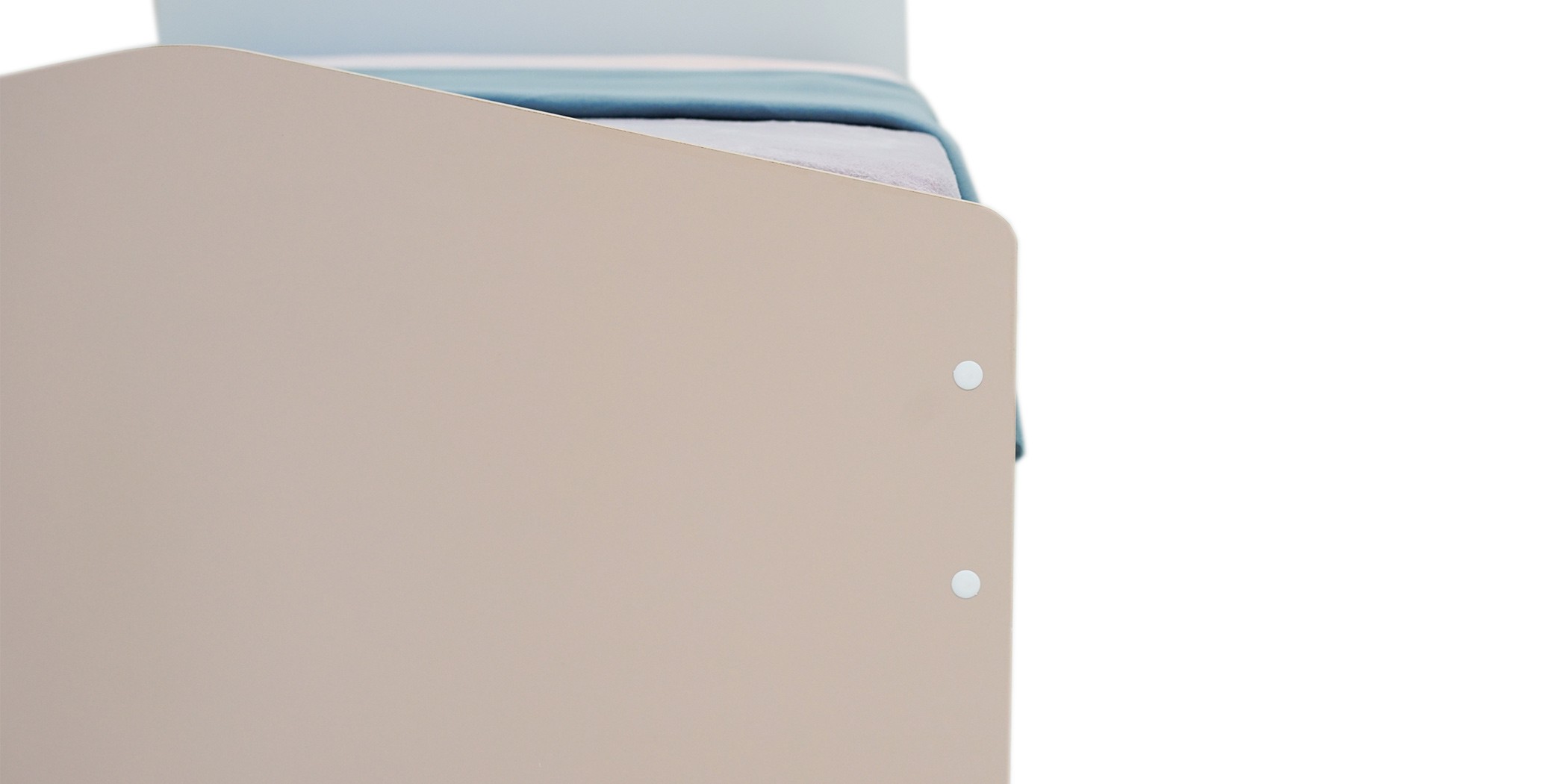 Emmie Bedroom Set 90x200cm Blush Pink & White