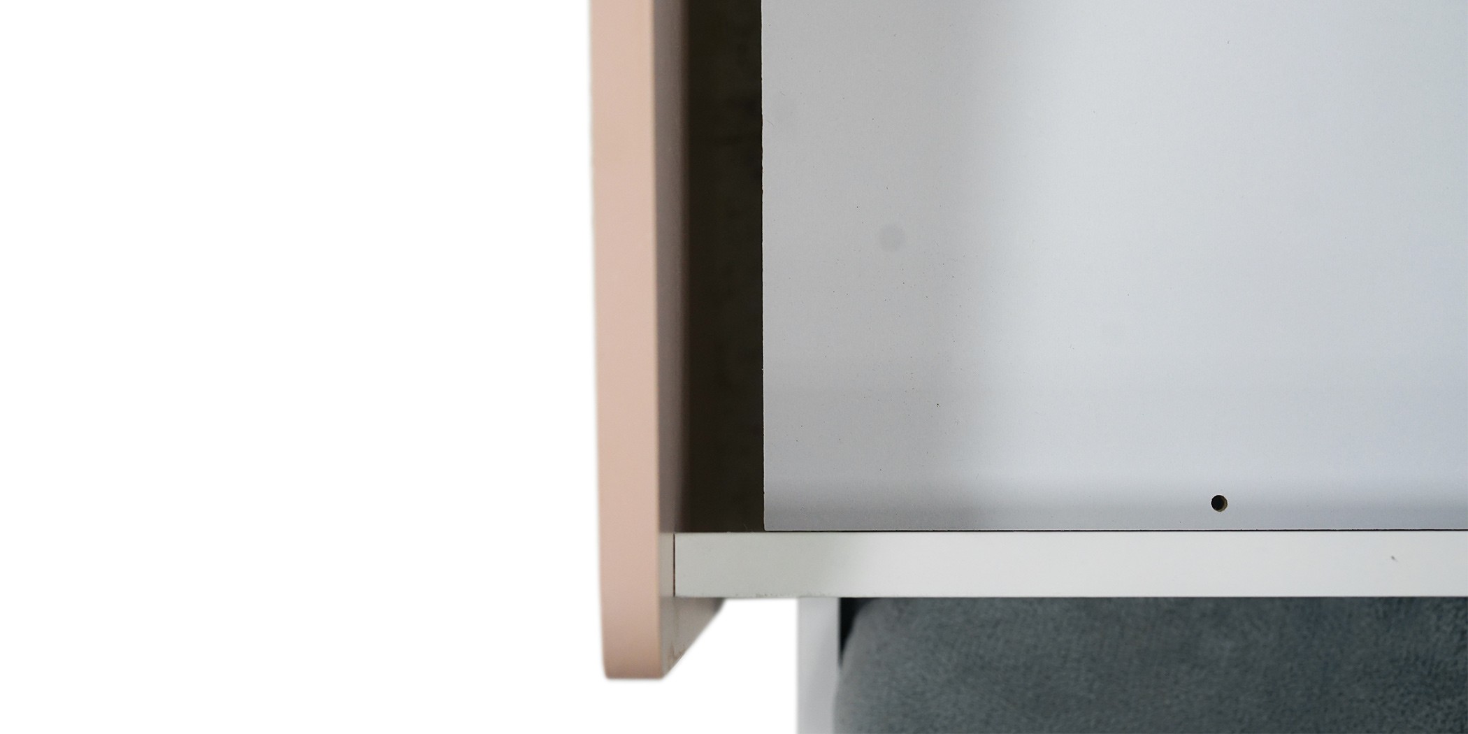 Emmie Bedroom Set 90x200cm Blush Pink & White