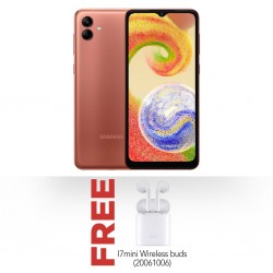 Samsung Galaxy A04 Copper 32GB and Free I7mini Wireless buds
