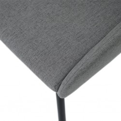 George Dining Chair Grey Polyester