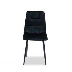 Saroto Dining Chair Black Velvet