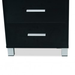 Frank Office Desk Black P.B & Melamine