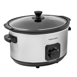 MORPHY RICHARDS 461013 6.5L BRUSHED SS SLOW COOKER