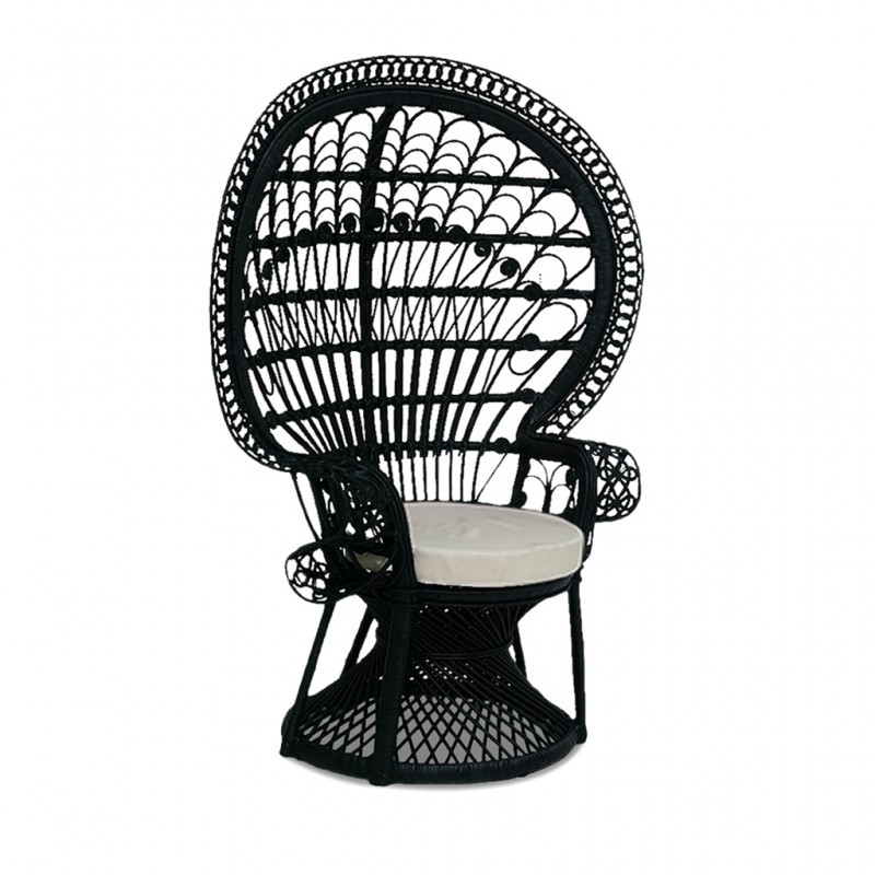 Merak Chair Natural Rattan With Cushion