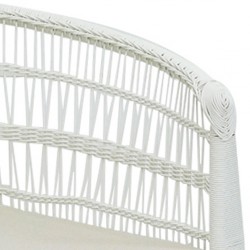 Malawi Armchair White With Cushion