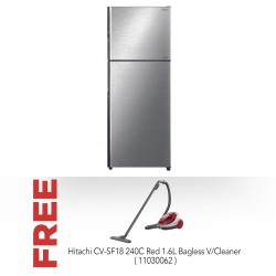Hitachi R-VX471PRU9 Refrigerator & Free Hitachi CV-SF18 240C Red 1.6L Bagless V/Cleaner