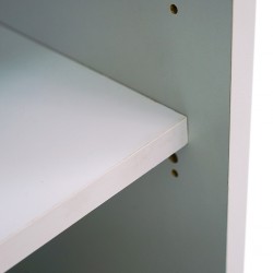 Burotime Holm Half Door Cabinet Grey & Ash Oak