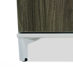 Burotime Holm Half Door Cabinet Grey & Ash Oak