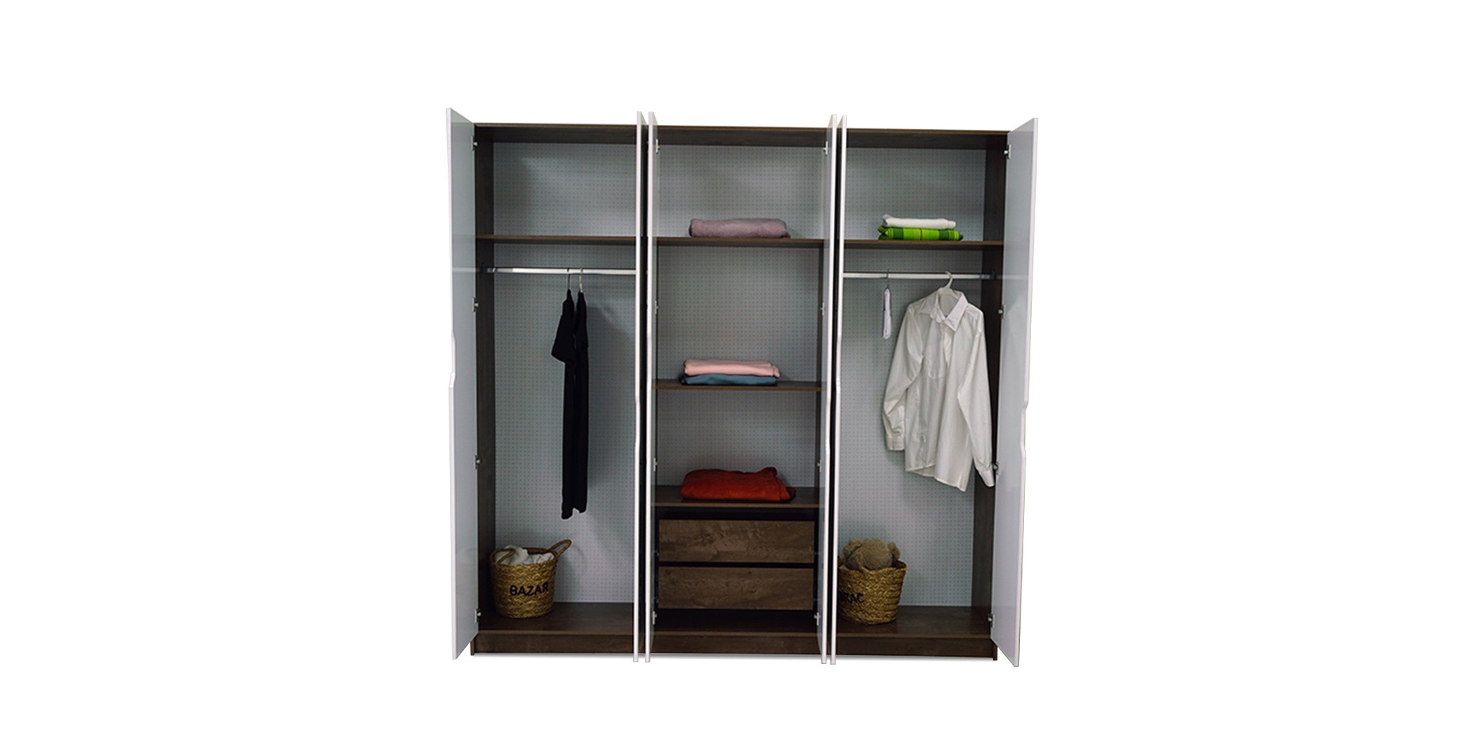 Braga Bedroom Set 180x200 cm Brown