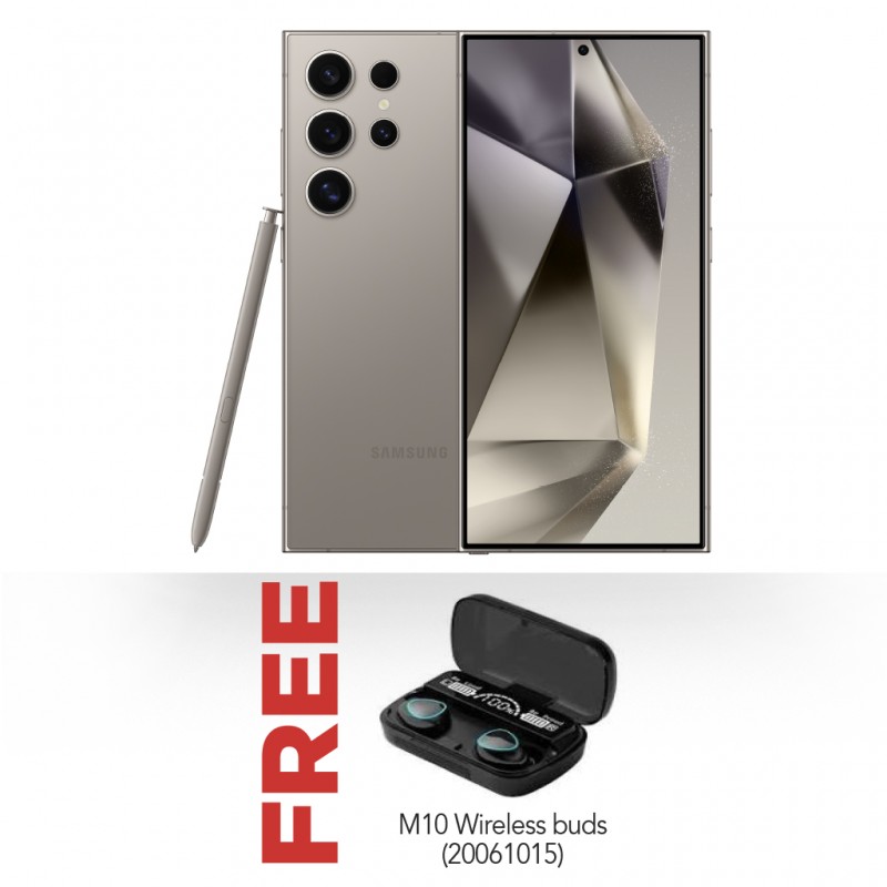 Samsung Galaxy S24 Ultra Titanium & Free M10 Wireless buds