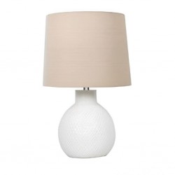 Ceramic Table Lamp Glaze With Texture Cream ML234505