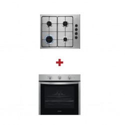 Zanussi ZGH62411XA Built-in Hob + Indesit IFW5530IX Built-in Oven