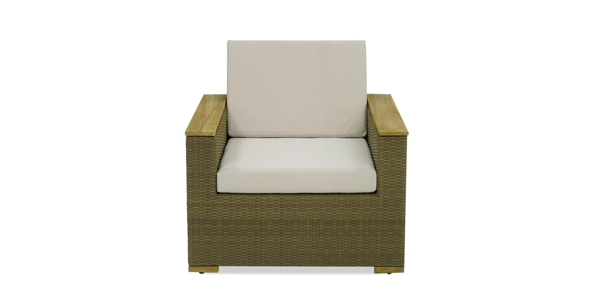 Havana Sofa 3+2+1 Frame Aluminium Synthetic Rattan With Cushion