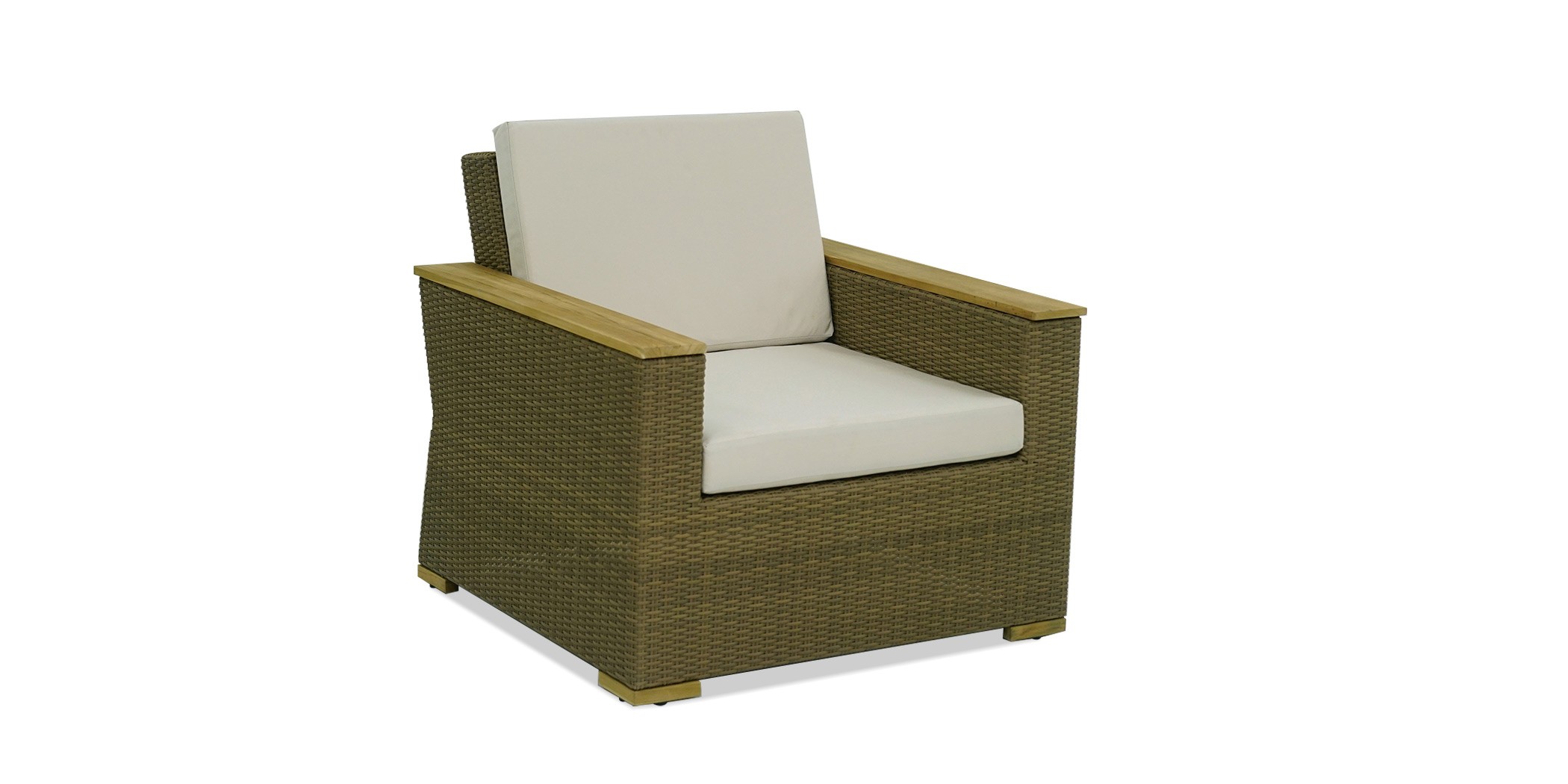 Havana Sofa 3+2+1 Frame Aluminium Synthetic Rattan With Cushion