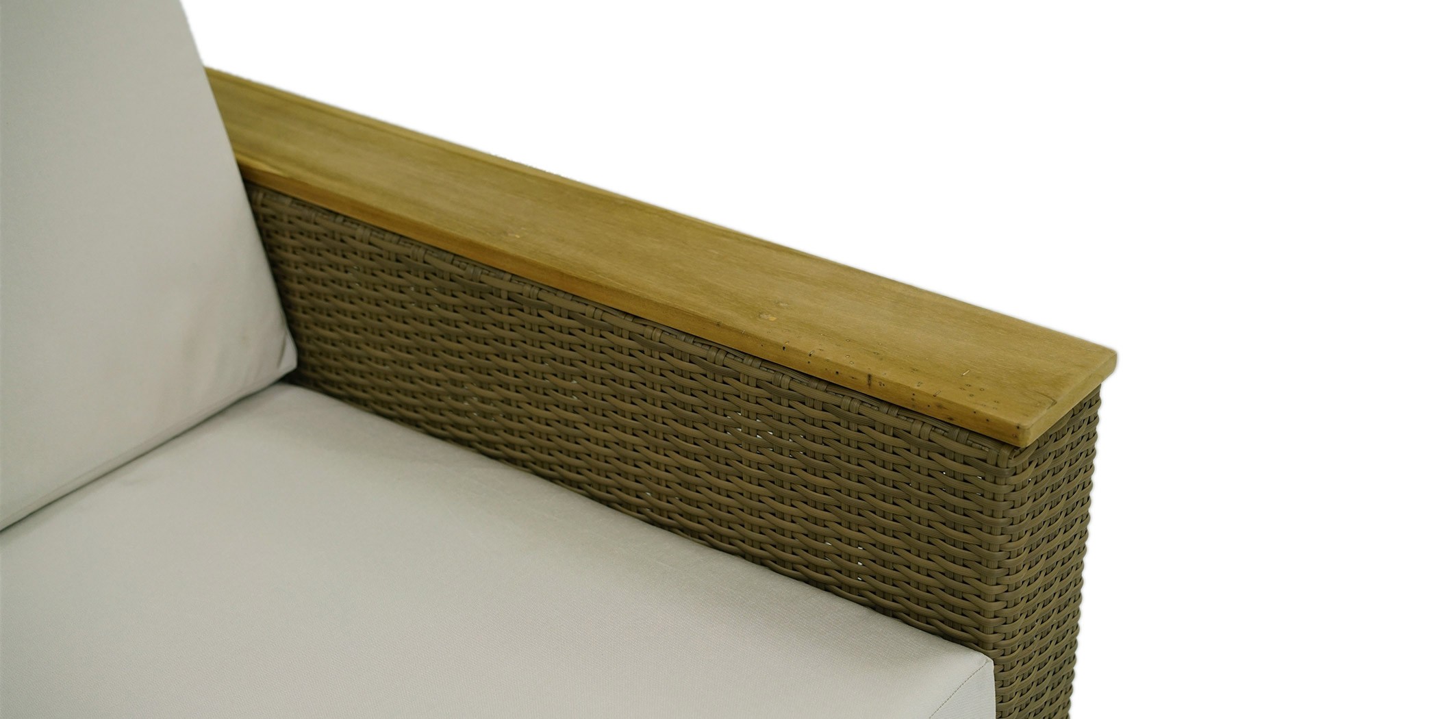 Havana Sofa 3+2+1 Frame Aluminium Synthetic Rattan With Cushion