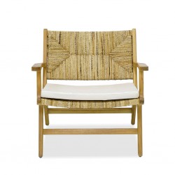 Roxy Armchair Teak Wood With Cushion